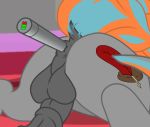  2017 animated blue_eyes cutie_mark digital_media_(artwork) equine erection fan_character friendship_is_magic hair horse justis loop male male/male mammal my_little_pony penis pony sex simple_background tongue wings 