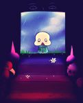  contrast highres muted_color paul_(petscop) petscop quartette-love quitter rain stairs toneth when_you_see_it 