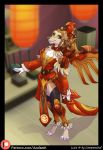  anthro azaleesh canine clothed clothing cosplay female gift lucie mammal mercy overwatch video_games year_of_the_dog 