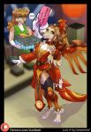  anthro azaleesh canine clothed clothing cosplay female gift lucie mammal mercy overwatch video_games year_of_the_dog 