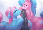  2018 aloe_(mlp) animal_genitalia animal_penis blush cutie_mark duo_focus earth_pony equine equine_penis eyes_closed female feral friendship_is_magic group hair hi_res horse licking long_hair lotus_(mlp) male mammal medial_ring my_little_pony oral orchidpony penis penis_lick pony sex sibling sisters tongue tongue_out 