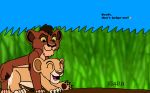  disney kiara kovu ms_paint the_lion_king 