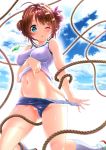  erect_nipples gym_uniform no_bra ran_(yamatoagu) swimsuits undressing 