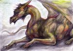  awe claws dragon feral horn male scalie smaug solo western_dragon wings 