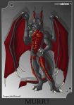  2009 anthro claws dragon erection exiles horn male scalie solo western_dragon wings 