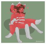  &lt;3 breasts bunnybits canine cub female fox incest male mammal matt_(wackyfox26) nude sex sibling sierra_(wackyfox26) simple_background twincest twins young 