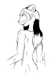  anthro black_and_white breasts feline female invalid_tag lion lionclaw1 lionheart mammal monochrome nude sandra solo whiskers 