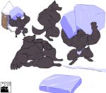  big_abs big_pecs bulge canine clothing fundoshi huge_muscles ice ice_cube ice_wolf_(undertale) japanese_clothing male mammal muscular muscular_arms muscular_legs pecs sixpack small_head thick_arms thick_neck thick_thighs topheavy undertale underwear video_games water wide_shoulders wolf xatanlion 