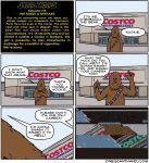  angry anthro chewbacca comic costco english_text humor mammal onegianthand speech_bubble star_wars store_front text wookiee 