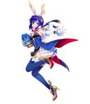  :o alternate_costume amagai_tarou animal_ears armpits bangs blue_eyes blue_hair blue_legwear breasts bunny_ears bunny_tail capelet cleavage detached_sleeves easter_egg egg elbow_gloves eyebrows_visible_through_hair fake_animal_ears fire_emblem fire_emblem:_monshou_no_nazo fire_emblem_heroes flower frills full_body gloves hair_flower hair_ornament headband high_heels highres holding katua looking_at_viewer medium_breasts official_art pelvic_curtain short_hair solo tail thighhighs transparent_background v-shaped_eyebrows white_gloves 