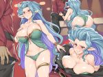  ass blue_hair breasts elf granblue_fantasy huge_breasts obui 