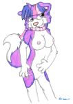  anthro breasts collar cutie_mark equine exposure female friendship_is_magic fur hair horn invalid_tag mammal multicolored_hair my_little_pony naturism naturist nude nudism nudist purple_eyes purple_fur pussy silversimba01 solo traditional_media_(artwork) twilight_sparkle_(mlp) unicorn 