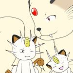  abonzabay baby cute invalid_tag love meowth mother nintendo open_mouth parent persian pok&eacute;mon pok&eacute;mon_(species) shiny_eyes sleeping teeth video_games young 