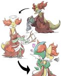  &lt;3 3920kashiwa canine delphox female gallade humanoid kirlia male mammal nintendo pok&eacute;mon pok&eacute;mon_(species) ralts simple_background stick video_games white_background 