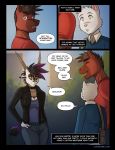  2017 antelope anthro ben_jackson breasts cat choker cleavage clothed clothing comic conditional_dnp dialogue english_text equine feline female group horse kadath kevin_(kadath) male mammal olivia_(kadath) oryx text 