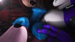  2018 3d_(artwork) animatronic anthro bonnie_(fnaf) digital_media_(artwork) female fingers five_nights_at_freddy&#039;s five_nights_at_freddy&#039;s_2 foxy_(fnaf) glowing hi_res machine mammal mangle_(fnaf) razorsz robot source_filmmaker video_games 