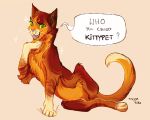  2018 cat feline feral firestar_(warriors) fur green_eyes male mammal open_mouth orange_fur paws red_fur ritka solo teeth tongue warriors_(cats) whiskers yellow_fur 