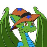  anthro dragon hat magic_user neoarcadianx ollie_(overgrownlizards) scalie solo star wings 