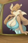  big_breasts blinky_bill_(series) breasts canine cleavage clothed clothing daisy_dingo dingo female greycat_rademenes mammal seductive solo window 