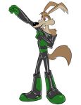  bodysuit canine clothing coyote hornbuckle loonatics_unleashed looney_tunes male mammal rubber skinsuit solo tech_e_coyote tight_clothing warner_brothers 