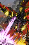  battra bug butterfly deity destruction electricity energy explosion fire giant_monster glowing glowing_eyes god godzilla_(series) insect kaiju_samurai kaijuu laser missile monster moth toho_(film_company) wings 