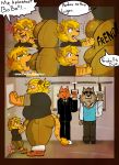  age_difference anthro bulge canine comic cub feline fox lion male male/male mammal overweight public_transport spanish_text text unleonsote young 