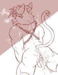  after_sex anal azazel backsack balls caprine chain cum cum_in_ass cum_inside goat horn huff invalid_tag looking_back male male/male mammal moku_nameko reptile scalie snake snake_tail tokyo_afterschool_summoners 