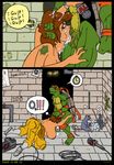  april_o&#039;neil april_o'neil choking comic female male mammal mask michelangelo michelangelo_(tmnt) rat reptile rodent scalie splinter straight teenage_mutant_hero_turtles teenage_mutant_ninja_turtles turtle 