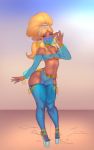  breasts clothing colored_sketch elf female humanoid legoman loincloth makeup nintendo nipple_bulge open_mouth pussy sheer_clothing smile solo standing the_legend_of_zelda translucent transparent_clothing video_games wide_hips 