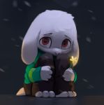  2018 ambiguous_gender anthro asriel_dreemurr caprine clothed clothing digital_media_(artwork) flower goat looking_at_viewer mammal plant red_eyes rodrigues404 solo undertale video_games young 