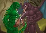  abs amphibian anthro anthro_on_anthro bald balls barazoku biceps claws crossover cum cum_in_mouth cum_inside cum_on_body cum_on_chest cum_on_penis cum_on_stomach cum_on_tail cum_on_tongue cum_string cumshot dragon dragon_quest dragon_quest_vii ejaculation erection fangs handjob horn huge_frogger humanoid_penis king_of_the_monsters king_of_the_monsters_2 kittikary long_penis looking_down male male/male manly monster muscular nude open_mouth orgasm pecs penis setesh_the_punisher sex sharp_claws sharp_teeth smile standing tail_sex tailjob teeth thick_penis thick_thighs toad tongue tongue_out triceps vein veiny_penis video_games wing_boner wings yellow_eyes 