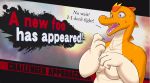  2018 4_fingers alligator anthro big_hands breasts crocodilian dr_zombie female model_sheet nintendo pink_eyes pink_skin reptile scalie sherley slightly_chubby text video_games 