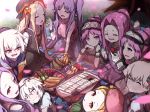 :d :o ^_^ abigail_williams_(fate/grand_order) ahoge alternate_costume alternate_hairstyle bad_id bad_pixiv_id banana bangs basket beret black_bow black_dress black_hat blanket blonde_hair blue_skirt bow brown_eyes caster_lily cherry closed_eyes closed_mouth day dress euryale eyebrows_visible_through_hair fate/extra fate/grand_order fate/stay_night fate_(series) feeding food fruit grin hair_between_eyes hair_bow hairband hat holding holding_food jack_the_ripper_(fate/apocrypha) jeanne_d'arc_(fate)_(all) jeanne_d'arc_alter_santa_lily lap_pillow long_hair long_sleeves lying medusa_(lancer)_(fate) multiple_girls nursery_rhyme_(fate/extra) on_side on_stomach open_mouth orange_bow outdoors parted_bangs parted_lips paul_bunyan_(fate/grand_order) petals picnic pink_hat pink_shirt purple_dress purple_eyes purple_hair rider sandwich seiza shirt short_sleeves sidelocks silver_hair sitting sketch skirt sleeveless sleeveless_dress smile stheno strapless strapless_dress strawberry striped striped_bow twintails very_long_hair wada_kazu white_dress white_hairband white_shirt wu_zetian_(fate/grand_order) 