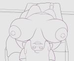  anthro anthrofied bed big_breasts bow breasts fan_character female huge_breasts looking_at_viewer lying muk navel neitsuke nintendo nude obese on_back overweight pok&eacute;mon pok&eacute;mon_(species) pok&eacute;morph solo tanya_(mcnasty) video_games 