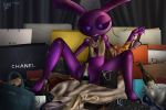  bombay_(artist) bonnie clothing fashion female five_nights_at_freddy&#039;s footwear high_heels lagomorph machine mammal presenting rabbit robot shoes suggestive tagme video_games weaver_bonnie 