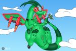  2018 3_toes aircraft animatronic anus clitoris cloud digital_media_(artwork) dragon feet female feral flygon flying happy living_aircraft living_machine looking_at_viewer machine nintendo nude outside paws pok&eacute;mon pok&eacute;mon_(species) presenting puffy_anus pussy robot scalie sky soles solo solo_focus spread_legs spreading the-cog toes tongue tongue_out video_games 