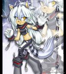  angry ann-jey belt bracelet canine chibi-nuffie claws clothed clothing ear_piercing eyewear female fur hedgehog jewelry leather leather_belt makeup mammal piercing rubber skimpy solo spandex sunglasses tight_clothing white_fur wolf yellow_eyes 