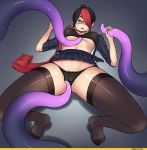  clothes_grab clothes_pull consensual_tentacles fiora_laurent glasses handjob imminent_sex league_of_legends monster navel noburuu_(shygoggles) panties pussy spread_legs tentacles third-party_edit third-party_watermark underwear vel'koz 