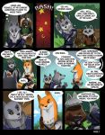  2015 amber_eyes angry armello armor badger belt bound breastplate canine cart clothed clothing comic dagger digital_media_(artwork) english_text female forest fox grass group helmet horace_(armello) jewelry male mammal mask melee_weapon mustelid necklace nervous plant procyonid purpleground02 raccoon raven&#039;s_beak_dagger rodent rope scarlet_(armello) smile squirrel star sweat sword text thane_(armello) tree twiss_(armello) video_games weapon wolf 