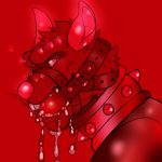 &lt;3 2017 anthro ball_gag baresenio bdsm bondage bound clothing collar digital_drawing_(artwork) digital_media_(artwork) drooling gag gagged harness_ball_gag male mammal muzzle_(object) muzzled noahsense open_mouth rat ratsenio red_background rodent rubber saliva shiny simple_background skinsuit solo spiked_collar spikes tight_clothing 