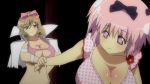  10s 2girls animated animated_gif bikini bounce bouncing_breasts breasts cleavage hand_grab haruka_(senran_kagura) hibari_(senran_kagura) large_breasts multiple_girls senran_kagura senran_kagura_(series) 