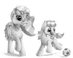  2018 alien black_and_white child cub earth_pony equine fan_character female feral friendship_is_magic hooves horse mammal monochrome my_little_pony open_mouth pencil_(artwork) pony simple_background stallionslaughter traditional_media_(artwork) white_background young 