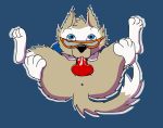  animal_genitalia animal_penis anthro anus autofellatio canine canine_penis fifa fur knot male mammal mascot masturbation oral penis saliva solo unknown_artist zabivaka 