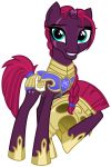  2018 alpha_channel alternate_hairstyle armor braided_hair broken_horn cheezedoodle96 equine eye_scar female fizzlepop_berrytwist_(mlp) friendship_is_magic grin hair helmet horn looking_at_viewer mammal my_little_pony my_little_pony_the_movie ponytail reformed scar simple_background smile solo tail_wraps tempest_shadow_(mlp) transparent_background unicorn vector wraps 