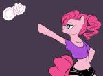  animated blue_eyes chest_tuft clothed clothing dancing earth_pony english_text equine eyebrows female friendship_is_magic fur hair horse looking_at_viewer mammal meme my_little_pony navel pink_fur pink_hair pink_tail pinkie_pie_(mlp) pony ponytail semi-anthro shirt shorts simple_background smile solo sugarberry3693 text tuft vulgar 
