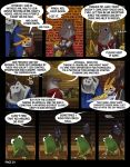  amphibian angry anthro armello armor barnaby_(armello) bed belt candle canine cape cheese clothed clothing comic dialogue door doorway english_text female food frog gloves guppy_(armello) hammer immediate_injury infection lagomorph madness male mammal mercurio_(armello) purpleground02 rabbit river_(armello) table text thane_(armello) tools tunic window wolf 
