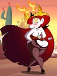  1girl ass breasts character_request hekapoo red_hair star_vs_the_forces_of_evil tagme 