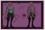  boots cannibalharpy cephalopod christoph_illithid claws clothing crown_gem eyewear footwear glasses marine mind_flayer muscular pink_eyes pink_sclera purple_skin sports_gear squid tentacles 