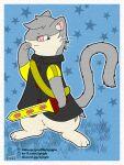 2023 domestic_cat felid feline felis generation_2_pokemon hi_res hybrid_pokemon mammal melee_weapon nintendo pokemon pokemon_(species) quilava sword syngie transformation weapon