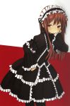  a_channel absurdres alternate_hairstyle gothic_lolita hair_down hairband hand_on_own_cheek highres kuroda_bb lolita_fashion long_hair no_eyewear solo tennouji_nagisa 